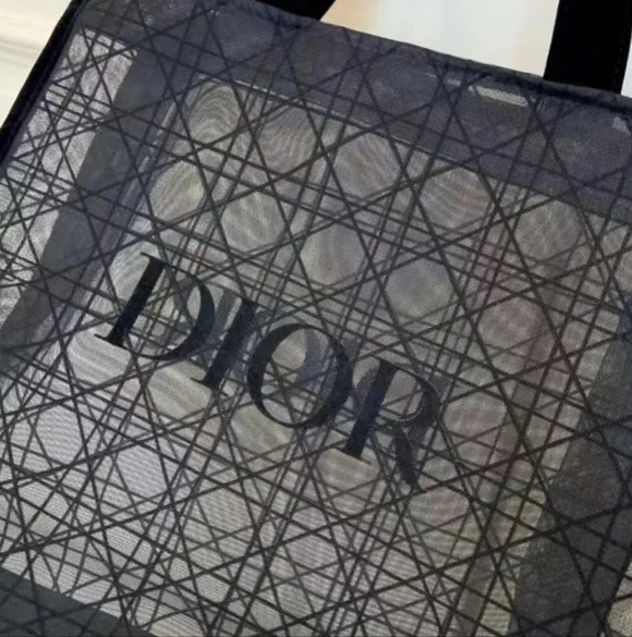 Dior-Logo Tote Bag (Black 🖤) - Picture 6 of 11